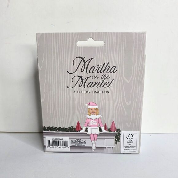 Martha Stewart Holiday Ornament Martha On The Mantel Christmas Decor - NEW - Picture 2 of 7